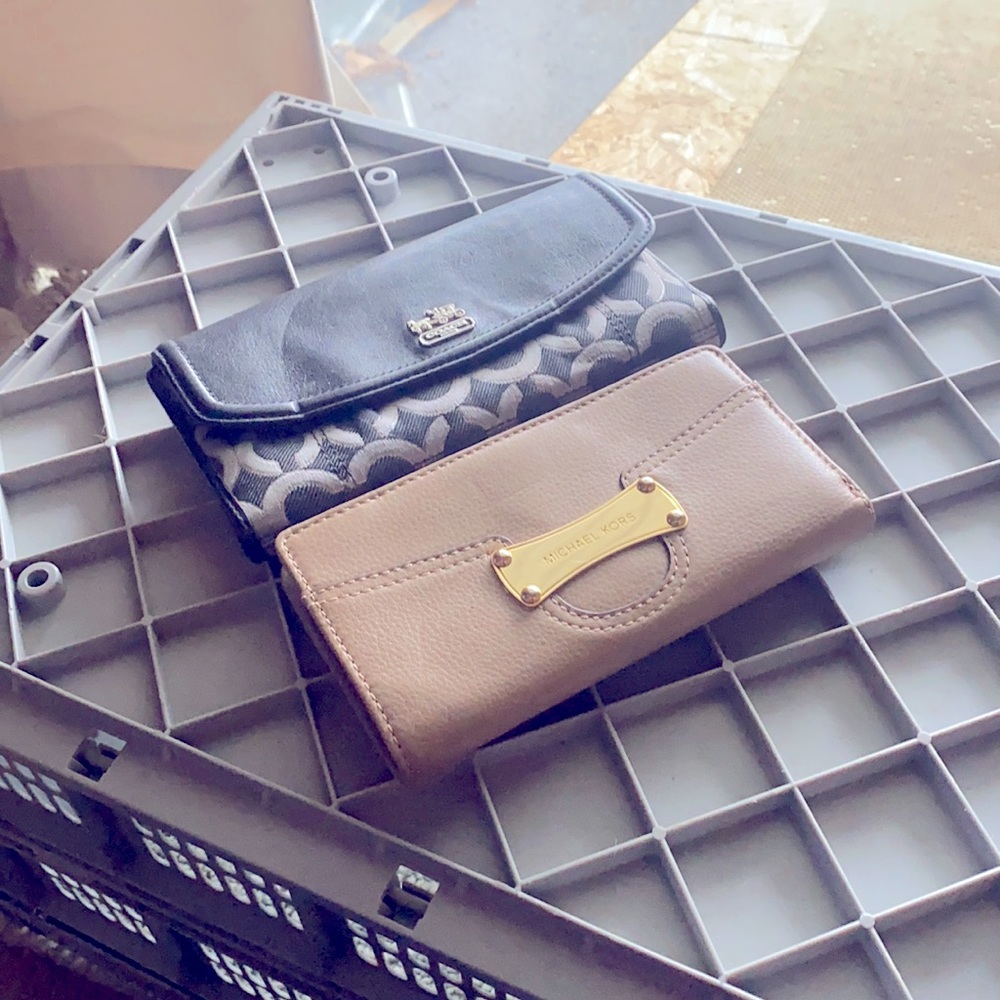 Micheal kors and coach wallets